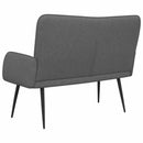 2-personers sofa Mørkegrå 115 x 61 x 87 cm Stof