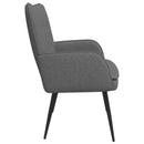 2-personers sofa Mørkegrå 115 x 61 x 87 cm Stof