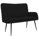 2-personers sofa Sort 115 x 61 x 87 cm Stof