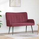 2-personers sofa Vinrød 115 x 61 x 87 cm Stof