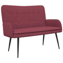 2-personers sofa Vinrød 115 x 61 x 87 cm Stof