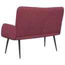 2-personers sofa Vinrød 115 x 61 x 87 cm Stof