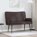 2-personers sofa Mørk Brun 115 x 61 x 87 cm Stof