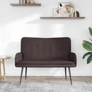 2-personers sofa Mørk Brun 115 x 61 x 87 cm Stof
