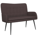 2-personers sofa Mørk Brun 115 x 61 x 87 cm Stof