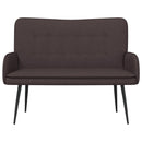 2-personers sofa Mørk Brun 115 x 61 x 87 cm Stof