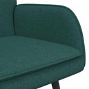 2-personers sofa Mørkegrøn 115 x 61 x 87 cm Stof