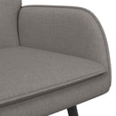2-personers sofa Gråbrun 115 x 61 x 87 cm Stof