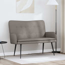 2-personers sofa Gråbrun 115 x 61 x 87 cm Stof