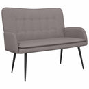 2-personers sofa Gråbrun 115 x 61 x 87 cm Stof