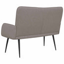 2-personers sofa Gråbrun 115 x 61 x 87 cm Stof