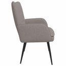 2-personers sofa Gråbrun 115 x 61 x 87 cm Stof