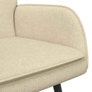 2-personers sofa Cremefarvet 115 x 61 x 87 cm Stof