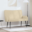 2-personers sofa Cremefarvet 115 x 61 x 87 cm Stof