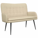 2-personers sofa Cremefarvet 115 x 61 x 87 cm Stof