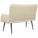 2-personers sofa Cremefarvet 115 x 61 x 87 cm Stof