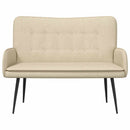 2-personers sofa Cremefarvet 115 x 61 x 87 cm Stof