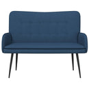 2-personers sofa Blå 115 x 61 x 87 cm Stof