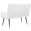 2-personers sofa Hvid 115 x 61 x 87 cm Stof