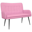 2-personers sofa Lyserød 115 x 61 x 87 cm Stof