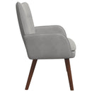 2-personers sofa Lysegrå 115 x 61 x 87 cm Fløjl
