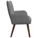 2-personers sofa Mørkegrå 115 x 61 x 87 cm Fløjl