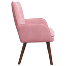 2-personers sofa Lyserød 115 x 61 x 87 cm Fløjl