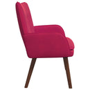 2-personers sofa Vinrød 115 x 61 x 87 cm Fløjl