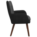 2-personers sofa Sort 115 x 61 x 87 cm Fløjl
