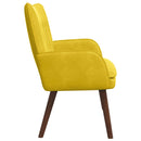 2-personers sofa Gul 115 x 61 x 87 cm Fløjl
