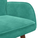 2-personers sofa Turkis 115 x 61 x 87 cm Fløjl