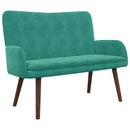 2-personers sofa Turkis 115 x 61 x 87 cm Fløjl