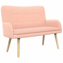 2-personers sofa Lyserød 115 x 61 x 87 cm Bouclé