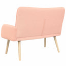 2-personers sofa Lyserød 115 x 61 x 87 cm Bouclé
