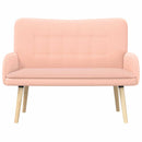 2-personers sofa Lyserød 115 x 61 x 87 cm Bouclé