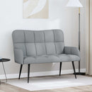 2-personers sofa Lysegrå 115 x 61 x 87 cm Stof