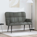 2-personers sofa Mørkegrå 115 x 61 x 87 cm Stof