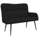 2-personers sofa Sort 115 x 61 x 87 cm Stof