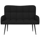 2-personers sofa Sort 115 x 61 x 87 cm Stof