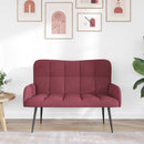 2-personers sofa Vinrød 115 x 61 x 87 cm Stof