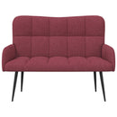 2-personers sofa Vinrød 115 x 61 x 87 cm Stof