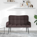 2-personers sofa Mørk Brun 115 x 61 x 87 cm Stof