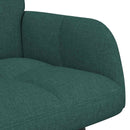 2-personers sofa Mørkegrøn 115 x 61 x 87 cm Stof
