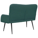 2-personers sofa Mørkegrøn 115 x 61 x 87 cm Stof