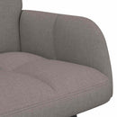 2-personers sofa Gråbrun 115 x 61 x 87 cm Stof