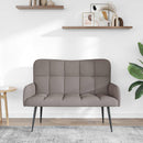 2-personers sofa Gråbrun 115 x 61 x 87 cm Stof
