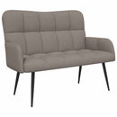 2-personers sofa Gråbrun 115 x 61 x 87 cm Stof