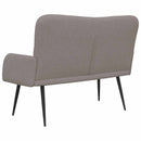 2-personers sofa Gråbrun 115 x 61 x 87 cm Stof