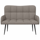 2-personers sofa Gråbrun 115 x 61 x 87 cm Stof
