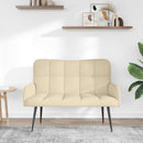 2-personers sofa Cremefarvet 115 x 61 x 87 cm Stof